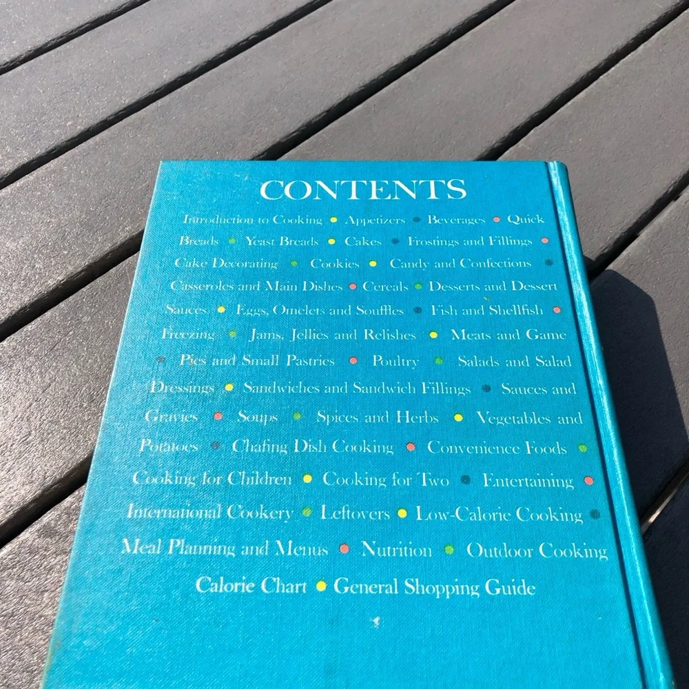McCall's vintage Cook Book - Bright Turquoise first edition first printing 1963